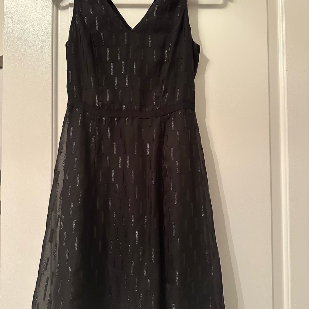 BANANA REPUBLIC | Black Asymmetrical A-line Dress | Size 0